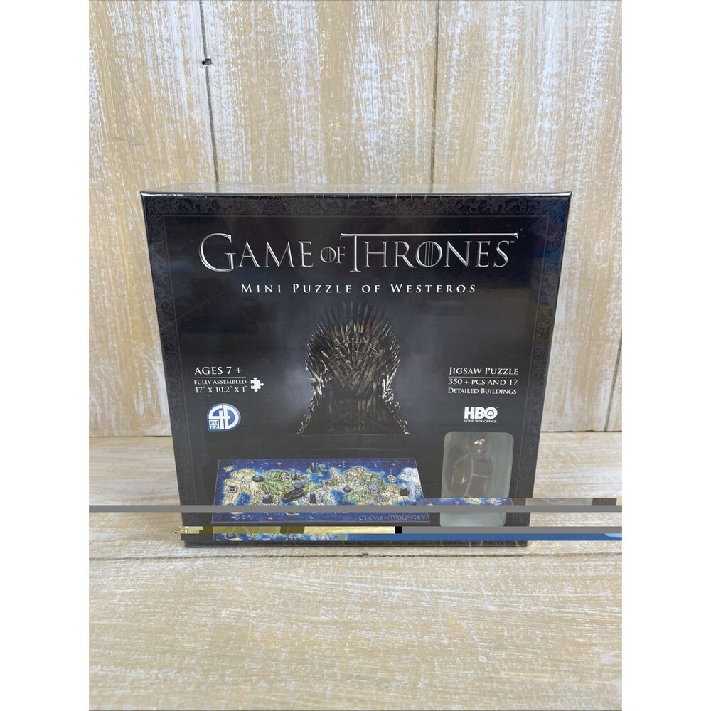 Game of Thrones Mini Puzzle oF Westeros 350+ Pieces & 17 Detailed Bldgs *Sealed